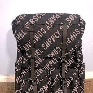 HERSCHEL BUCKINGHAM BLACK & GRAY MONOGRAM